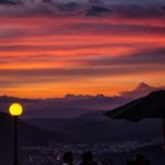 sunset at cerro san cristobal