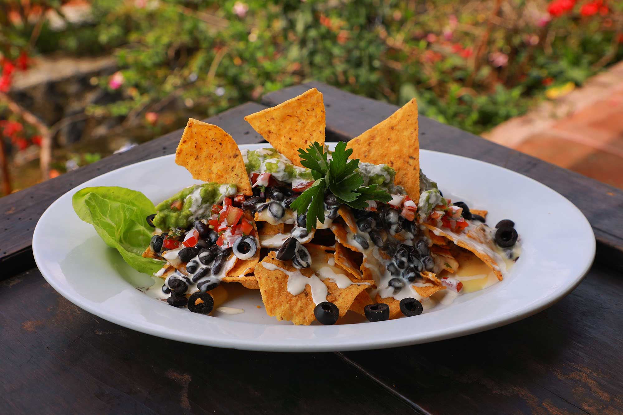 nachos - restaurante en antigua guatemala